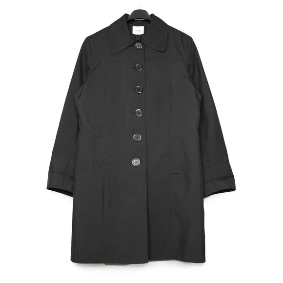 Luba Limited Edition Black Overcoat Fall Jacket Button Up Lined Plus 16 - Picture 2 of 11